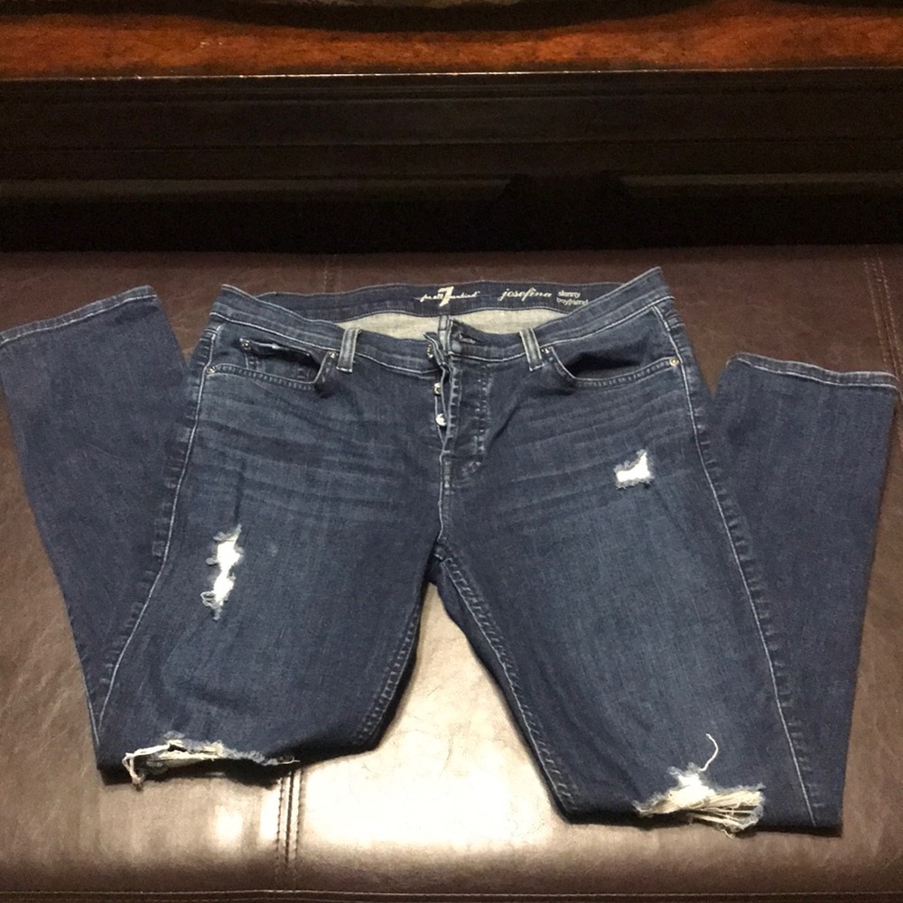 EUC 7 for All Mankind Josefina Skinny Boyfriend